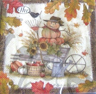 Tovaglioli: Serviette fall scenery 25x25 (d267) 2Stk. – Nuovo (secondo la descrizione) da Schlatt TG venduto da kreativ-atelier