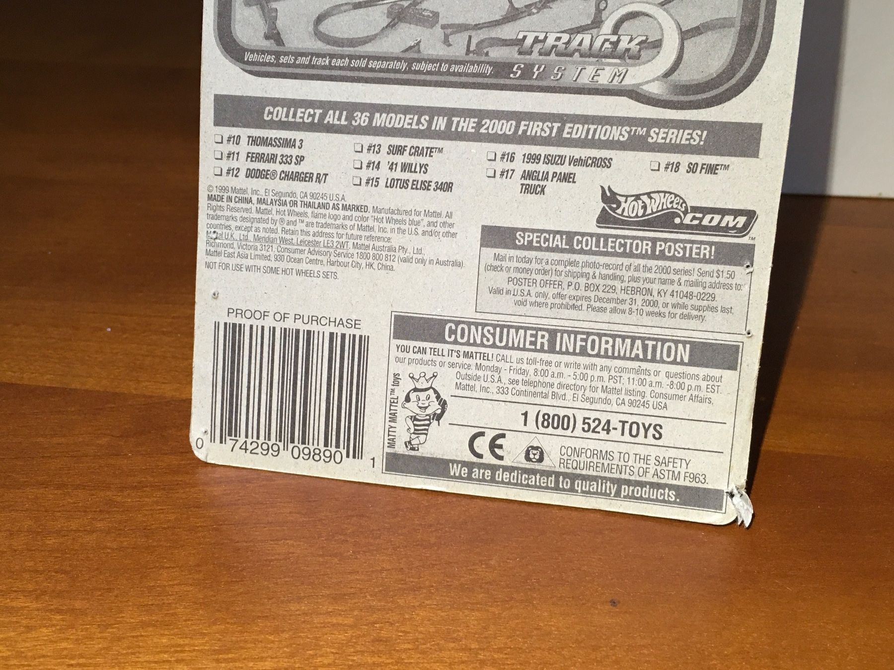 Hot Wheels Modellini d'auto: Surf Crate 1/64 Hot Wheels 2000 First Editions – Nuovo (secondo la descrizione) da Wohlen AG venduto da PrivatSammlung 2