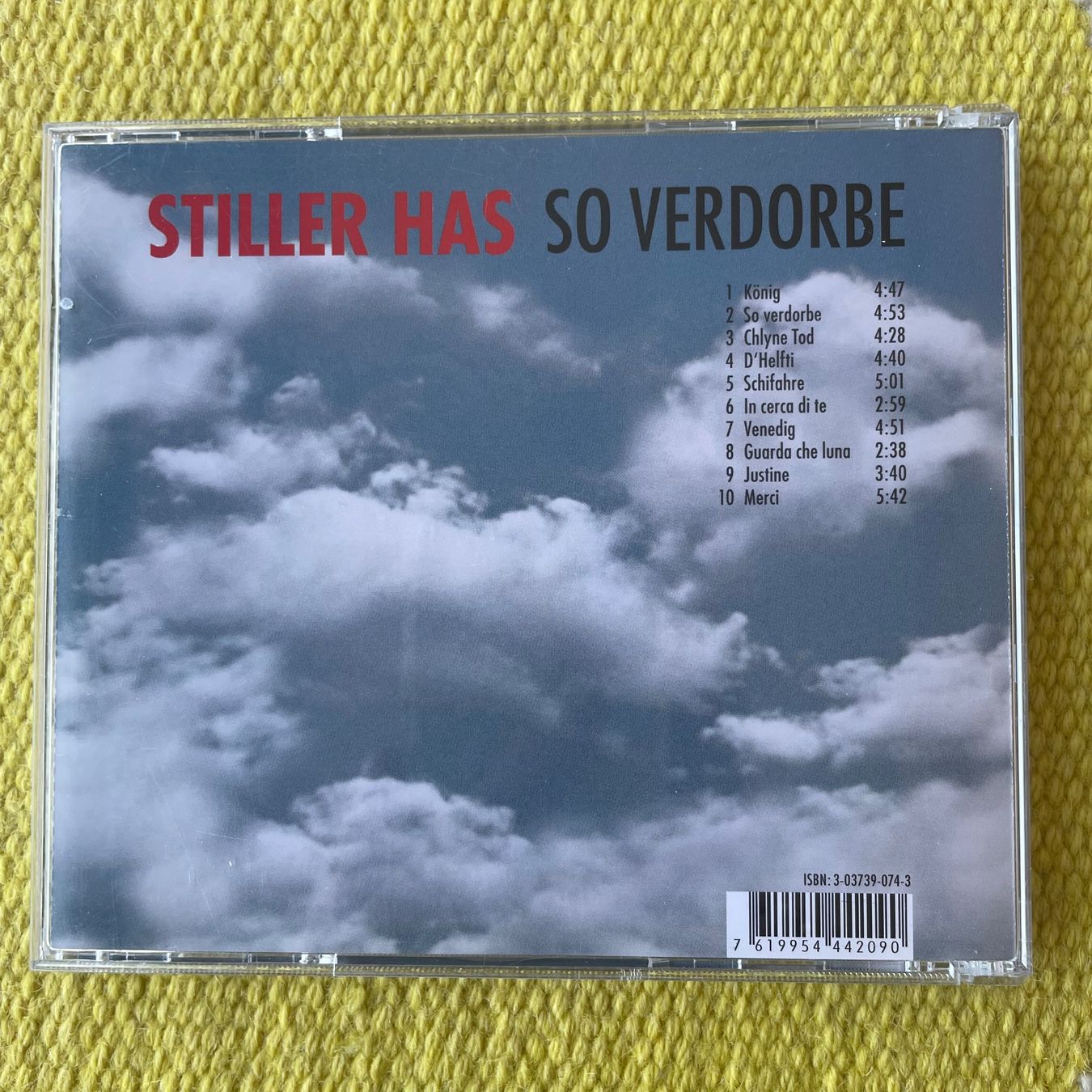 CD: STILLER HAS-SO VERDORBE – Usato da Rorschacherberg venduto da CD-Roli 1