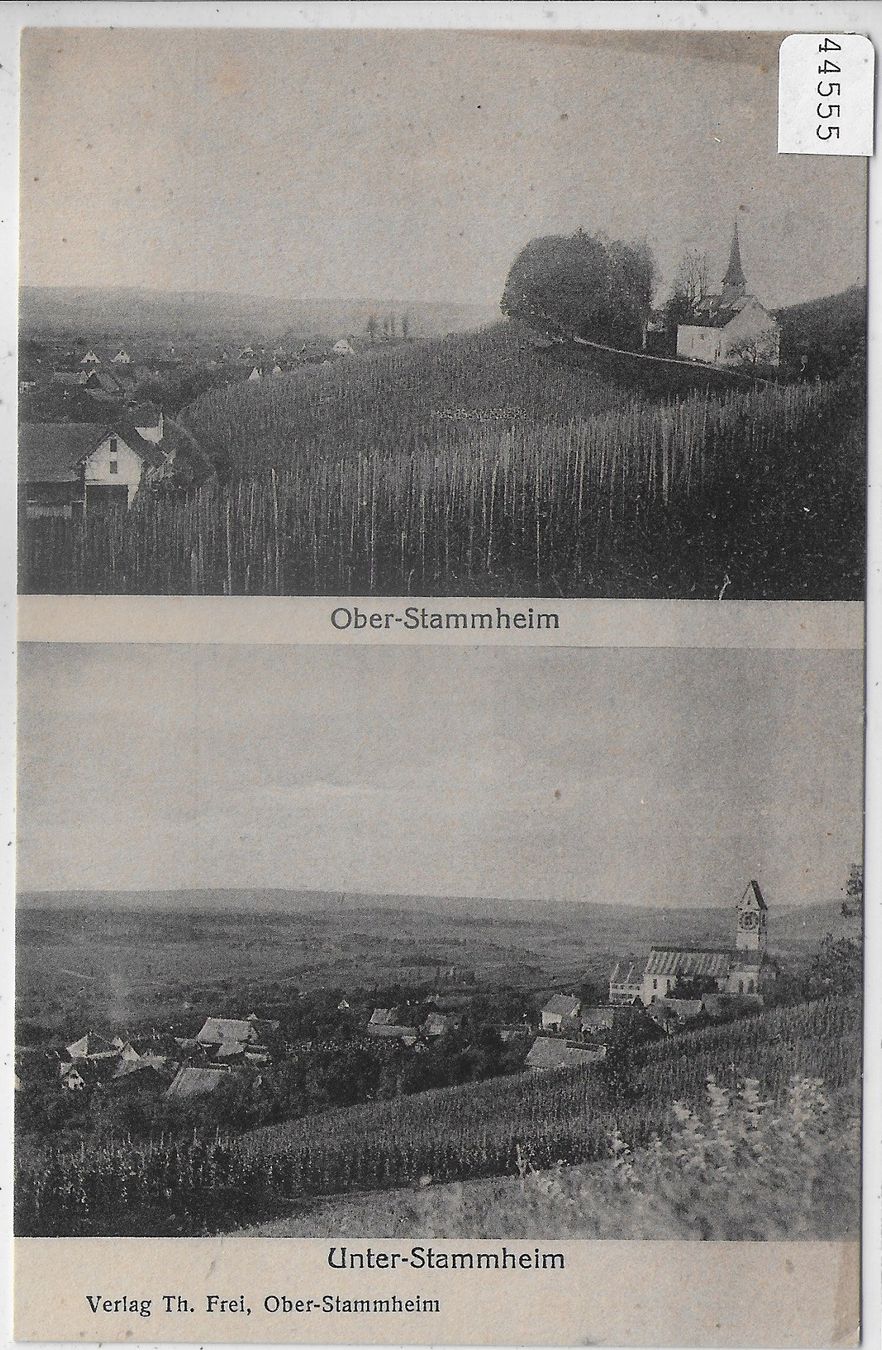 Cartoline postali: Ober-Stammheim - Unter-Stammheim – Usato da Ettingen venduto da Kartenplanet