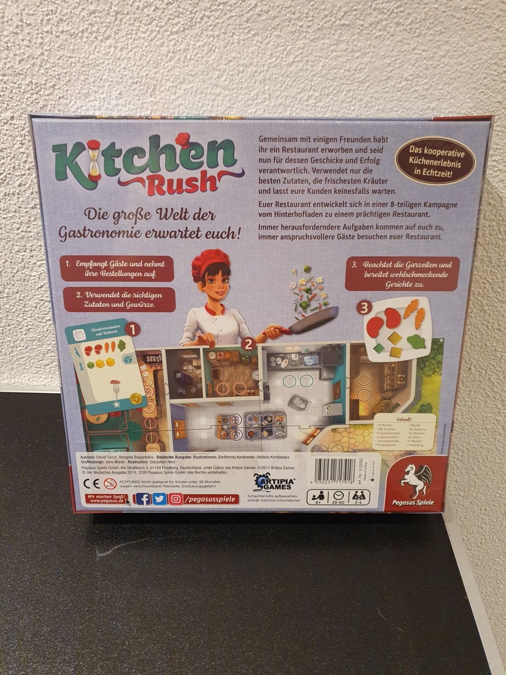 Giochi: Neu - Pegasus Spiele - Kitchen Rush – Nuovo e nell'imballaggio originale da Dagmersellen venduto da Jarsetz_Restposten 1