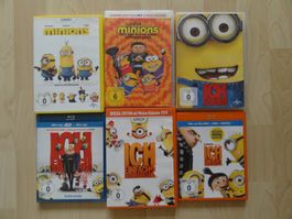 minions und Ich Einfach unverbesserlich DVD Blu-ray Set