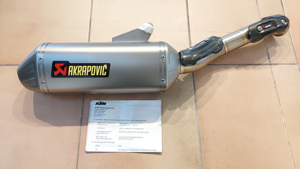 akrapovic ktm 390