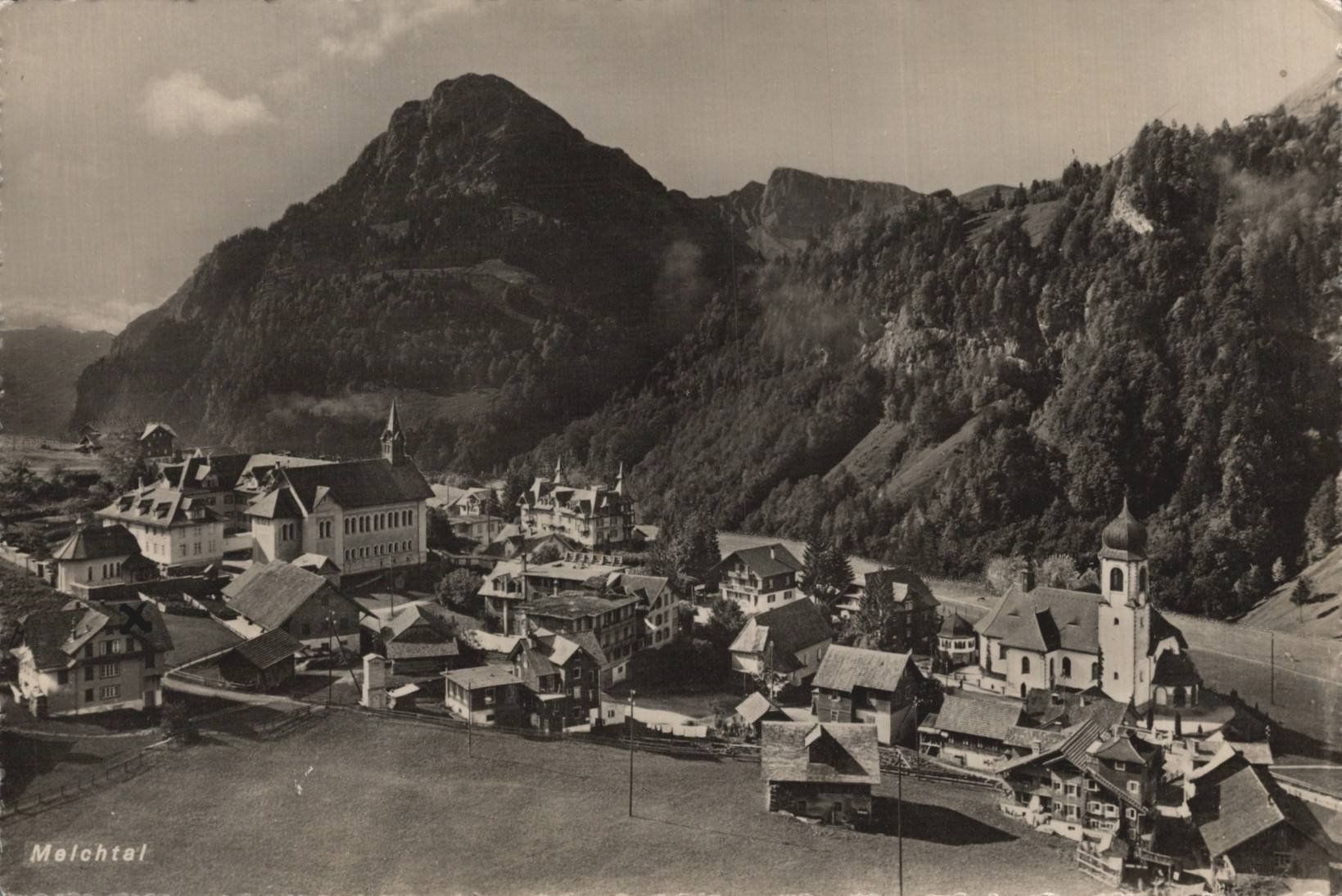 Cartoline postali: Alte Ansichtskarte Melchtal Obwalden, gel. 1945 – Usato da Luzern venduto da Kartenansicht