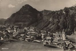 Alte Ansichtskarte Melchtal Obwalden, gel. 1945 BRB 1939