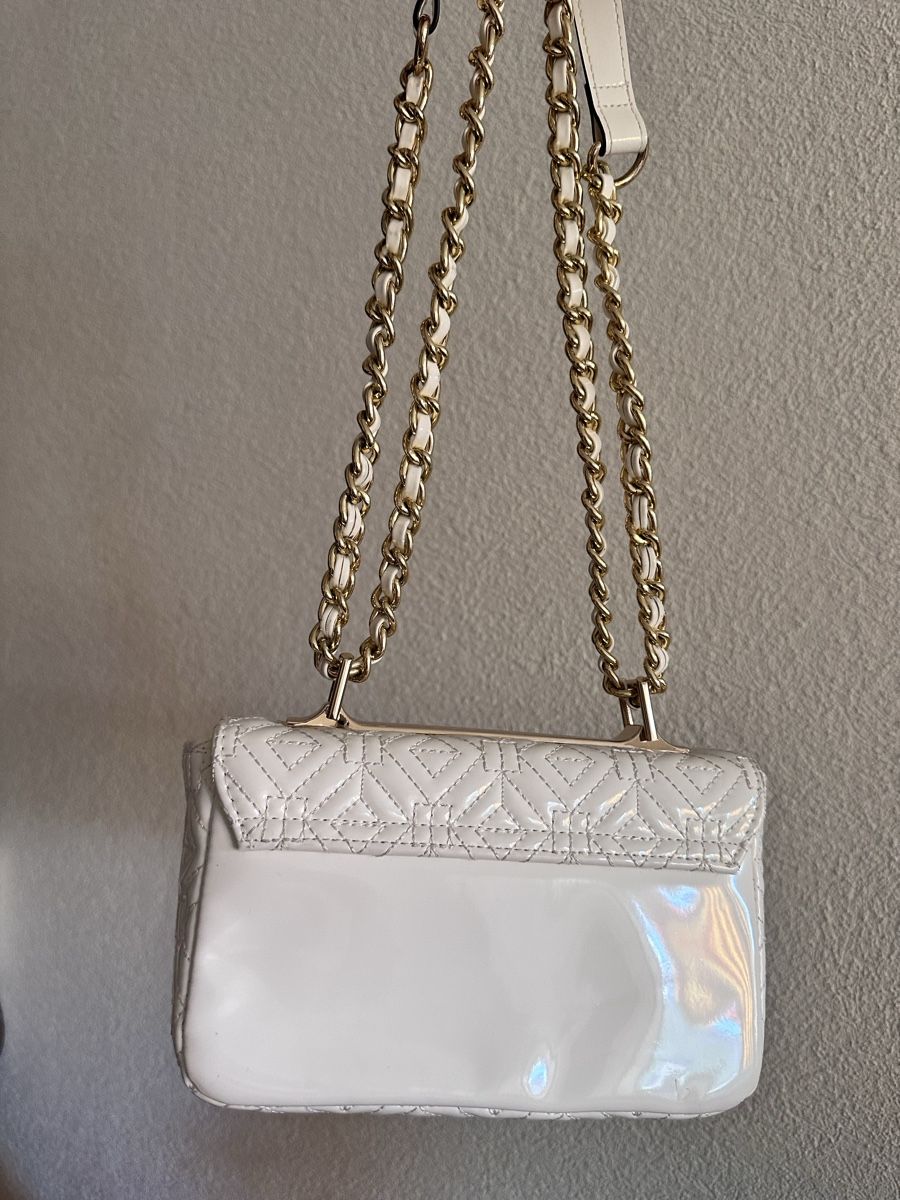 Borse da donna: River Island Gesteppte Crossbody Tasche Weiss – Usato da Zürich venduto da ElissZurich 1