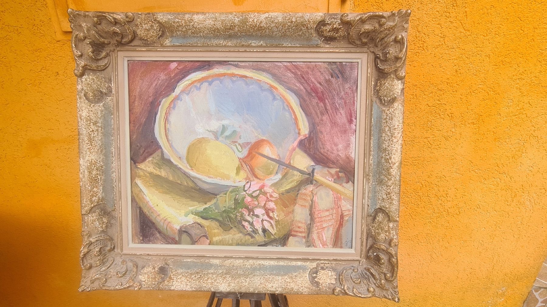 Gemälde: ORIGINAL OEL ZU LEINWAND,  Mng. – Gebraucht aus Pazzallo von Salvapazzo