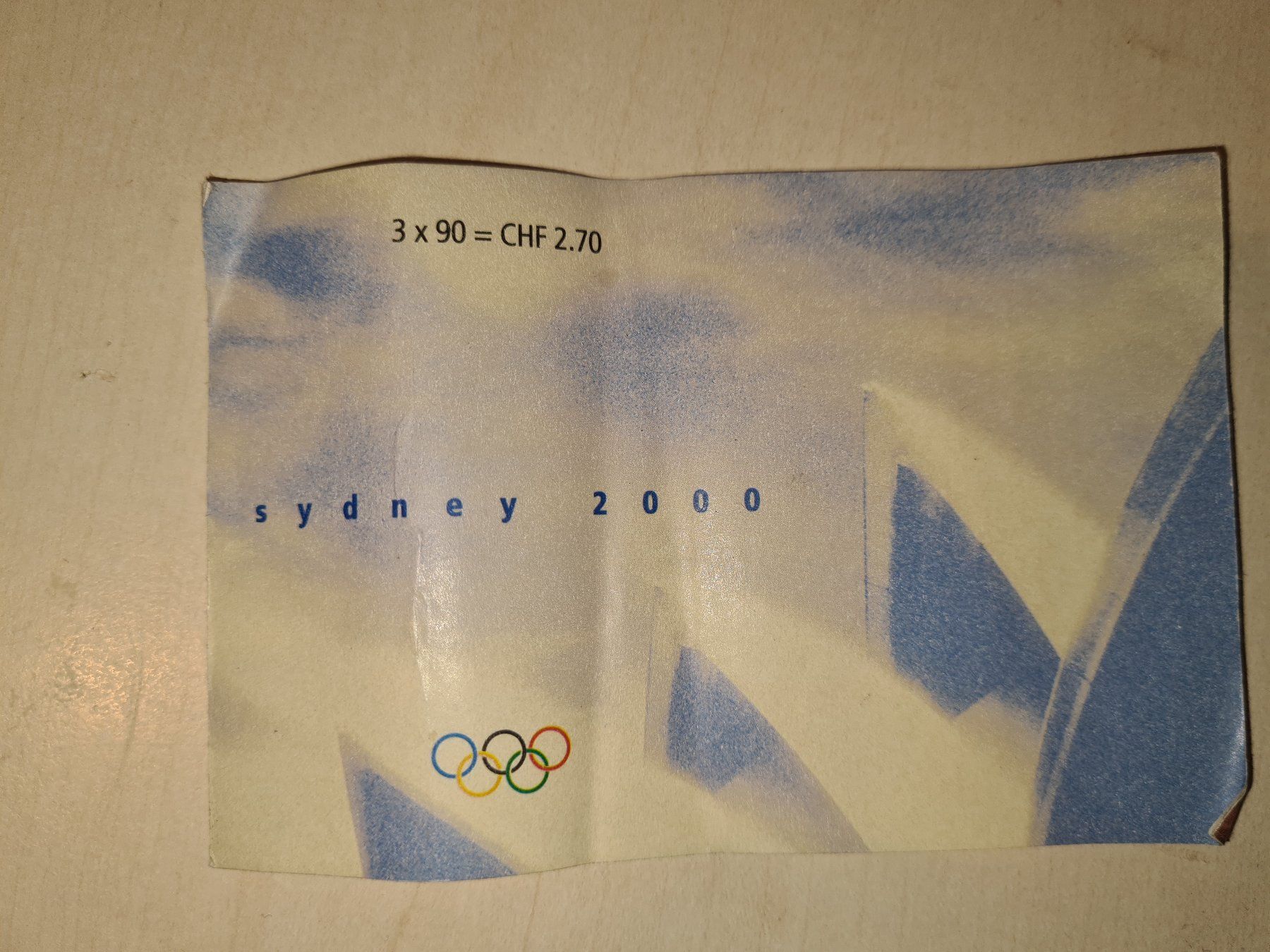 Tutti i francobolli: Carnets Couleur multicolore, Jeux Olympiques Sydney 2000 – Usato da Nyon venduto da gss_7jsq