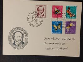 FDC Pro Juventute 1957, illustriert