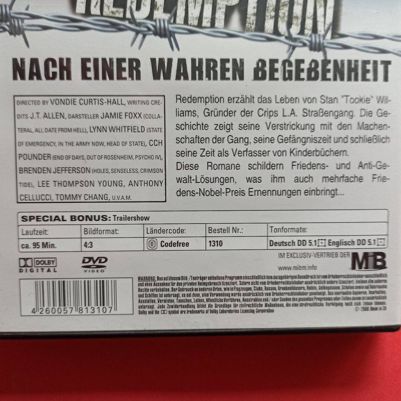 Tutti i DVDs: Früchte des Zorns - Redemption – Usato da Dübendorf venduto da kb86_MOVIE 2
