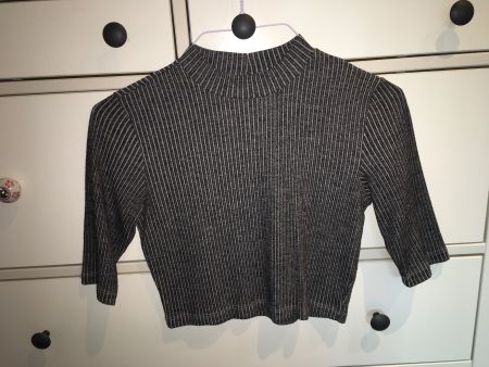 Kurzpulli antrazit . Gr S Vera Moda 3/4 Arm