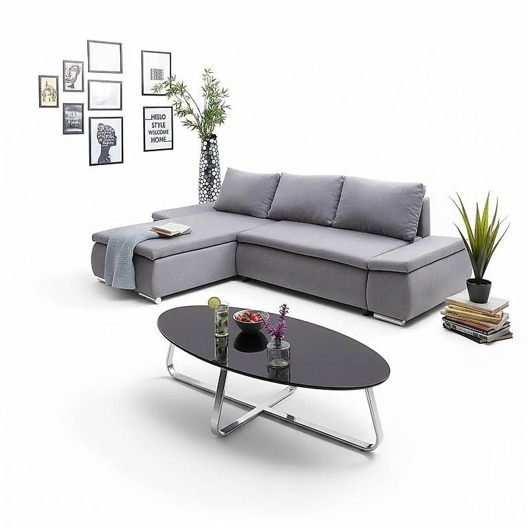 Sofas: Schlafsofa Design Ecksofa L-form mit Bettfunktion & Stoff – Gebraucht aus Zug von jvmoebel-schweiz