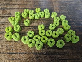 lego 3941 lot de 40 pièces Lime Brick, Round 2 x 2