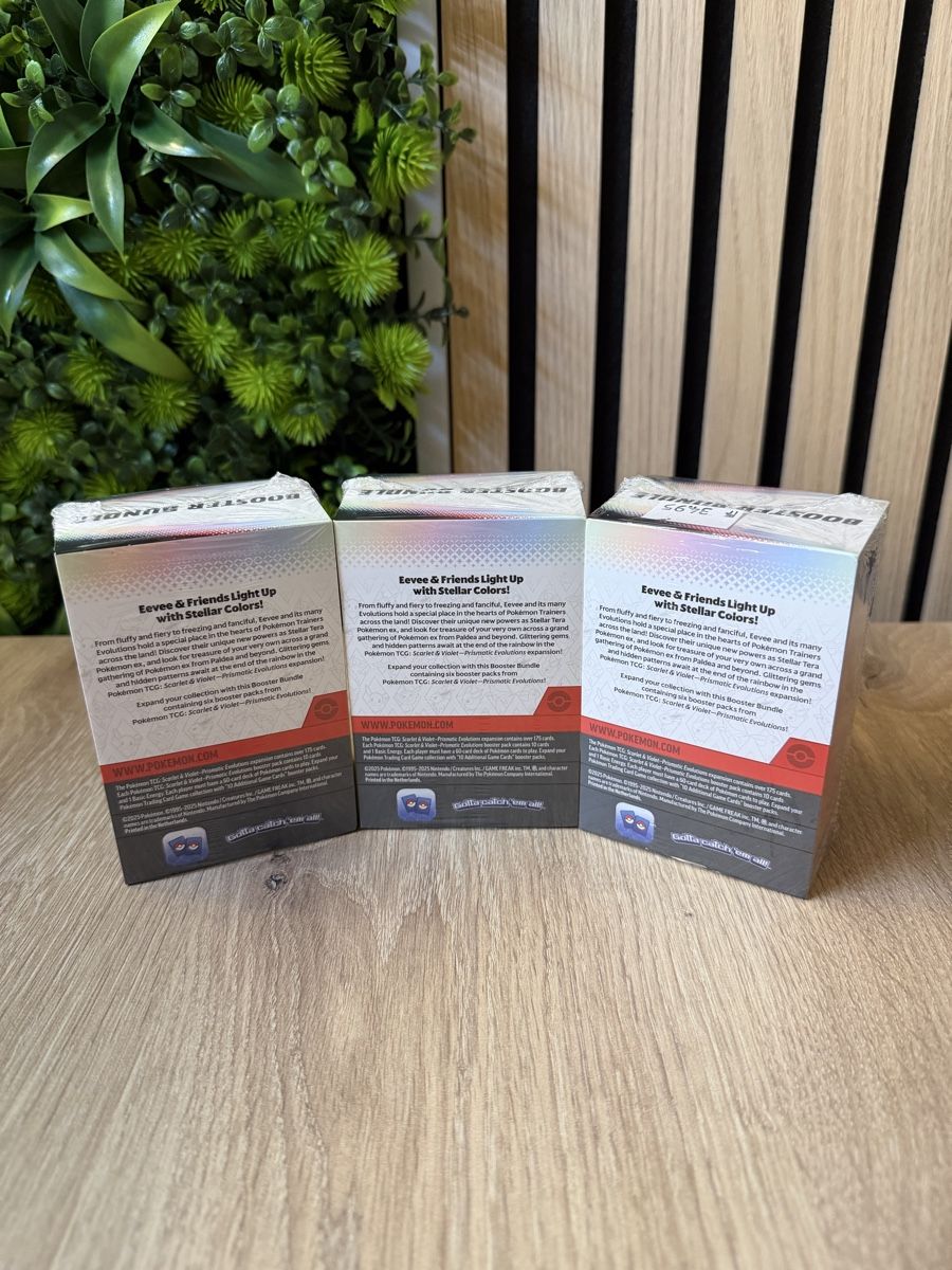 Pokémon Sammelbilder & Trading cards: Pokémon Prismatic Evolutions – 3 Booster Bundle – Neu (gemäss Beschreibung) aus Schlieren von Dav_8gbc 2
