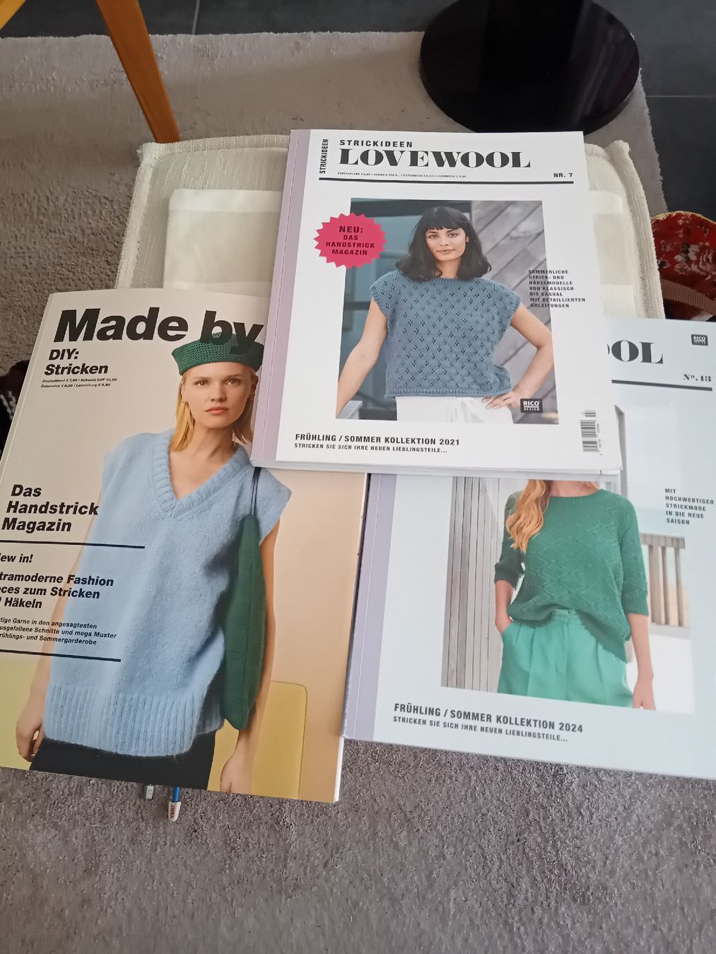 Riviste & Magazine: 3 Strickmagazine Lovewool / Made by DIY  – Nuovo (secondo la descrizione) da Burgdorf venduto da carodesign1