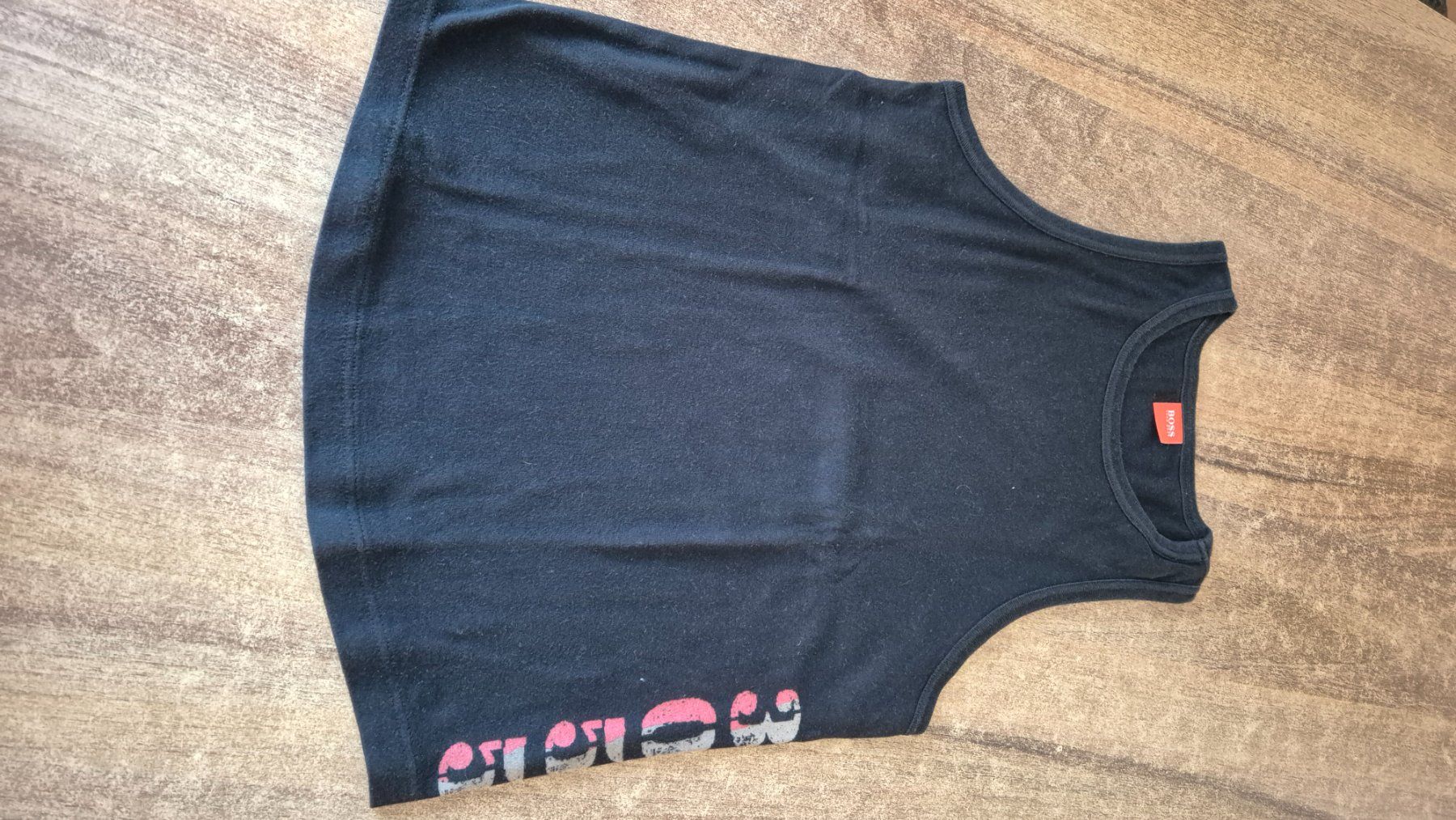 Hugo Boss T-shirt: schwarzes Trägershirt "Boss" Gr.M – Usato da Wängi venduto da Maur1