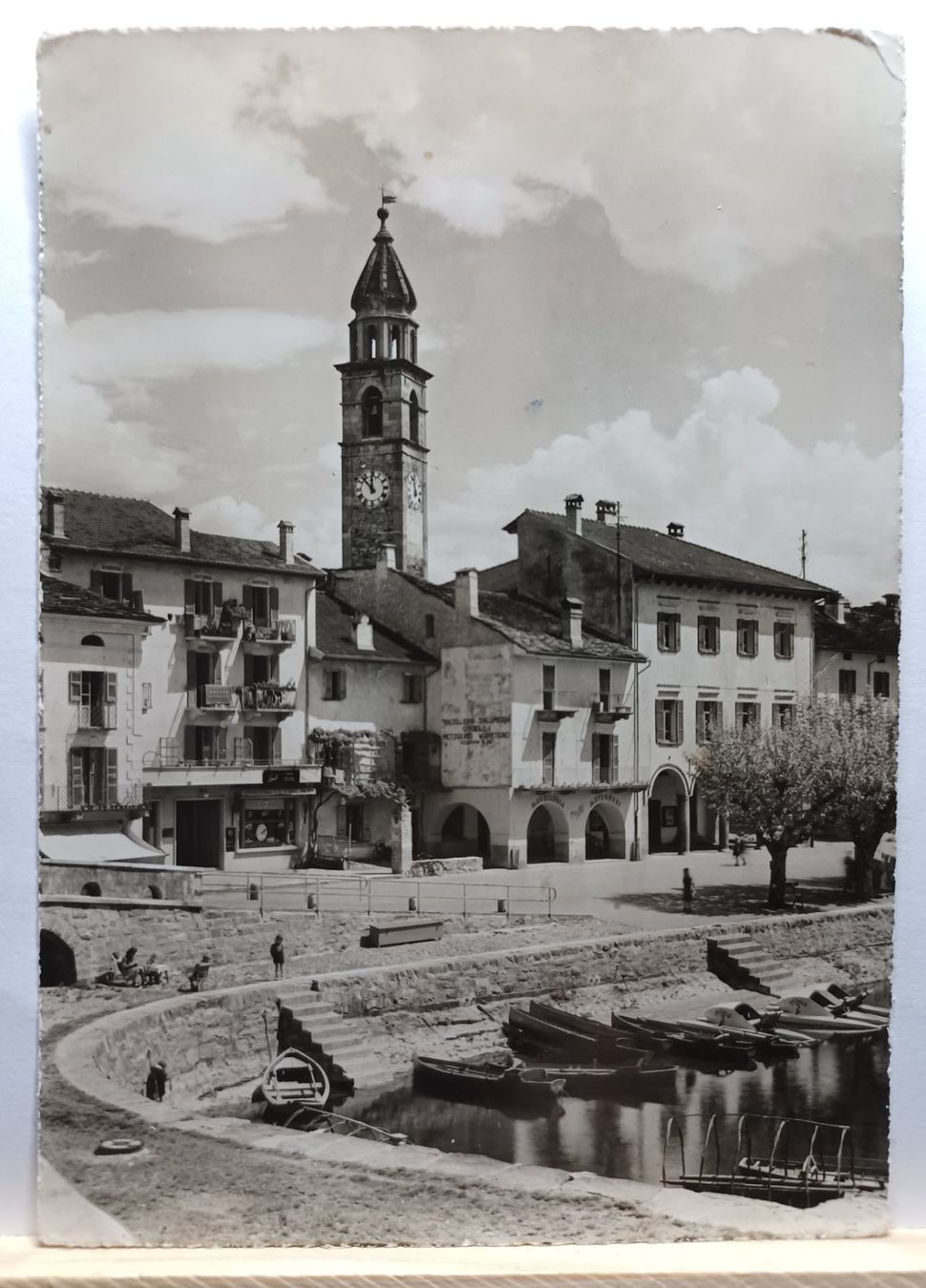 Cartoline postali: TI, Ascona, Lago Maggiore, 1955 – Usato da Aarau Rohr venduto da mgvw