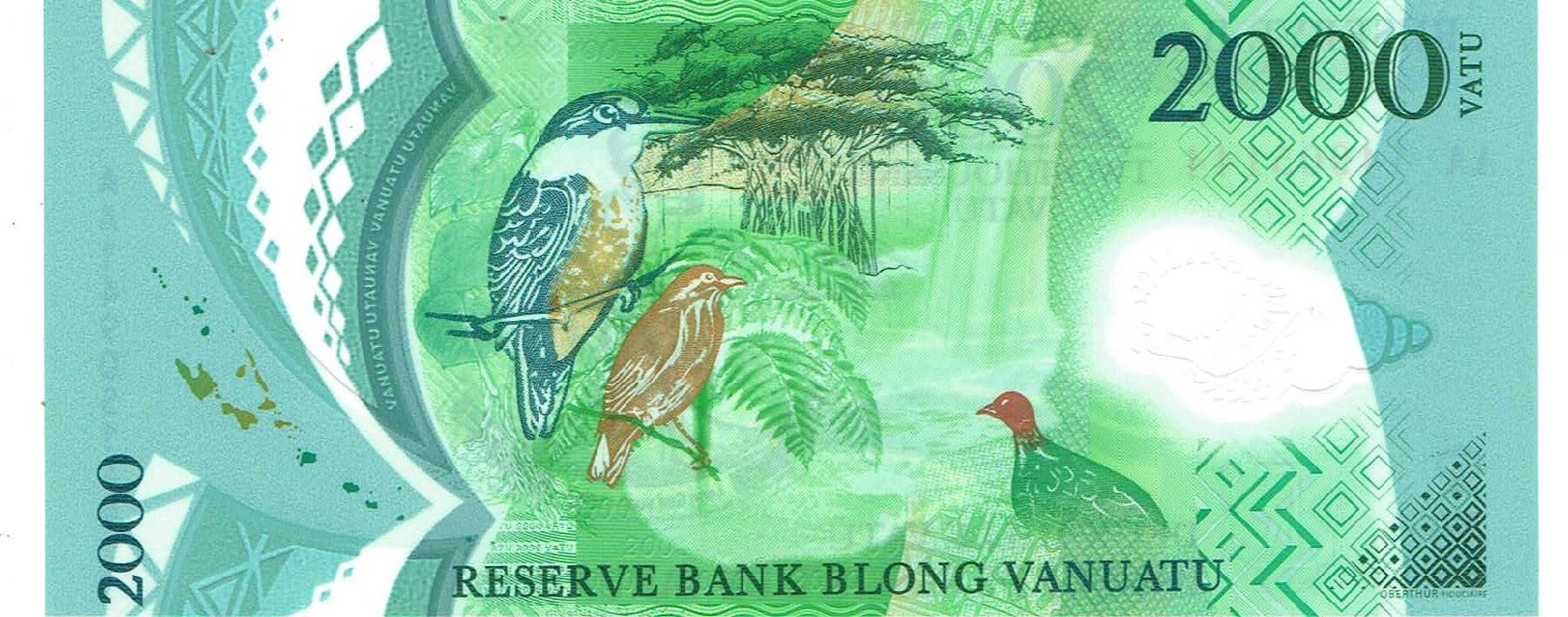 Banconote: Vanuatu 2000 Vatu 2014 P-14 Polymer UNZ – Nuovo (secondo la descrizione) da Steffisburg venduto da ber_8htf 1
