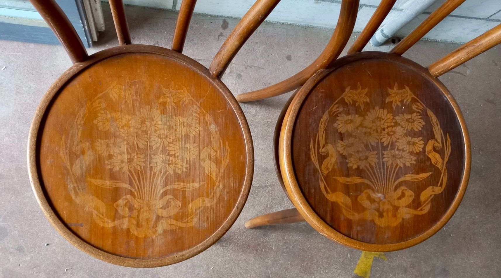Horgen Glarus Chaises: 4 Bugholzstühle Jugendstil Horgen Glarus u. a. – D'occasion à Burgdorf par glasrabe01 3