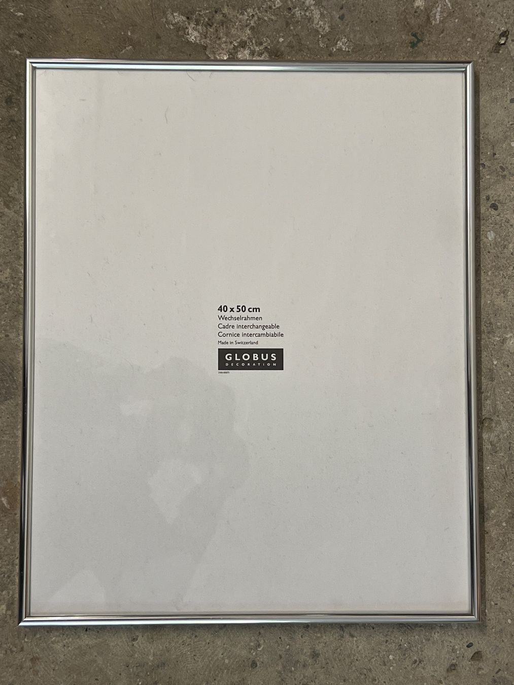 Globus Cornici: 3 Bilderrahmen Alu/Silber 50x40 cm – Nuovo (secondo la descrizione) da Bern venduto da Inker