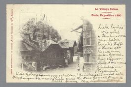 1900, VILLAGE SUISSE PARIS, EXPOSITION 1900
