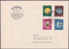 1948, W25-W28 (OLYMPIA ST.MORITZ) nach Liebefeld, LUXUS !!