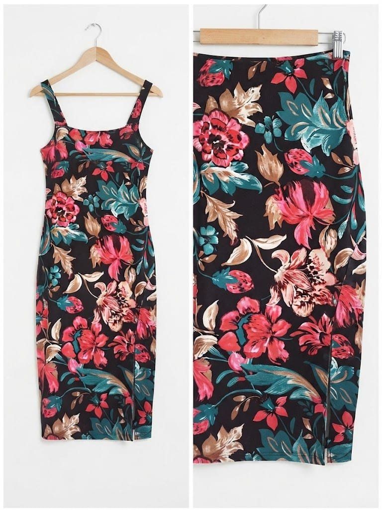Robes: Wunderschönes Blumen-Midikleid – D'occasion à Dürnten par Chiccc-CH