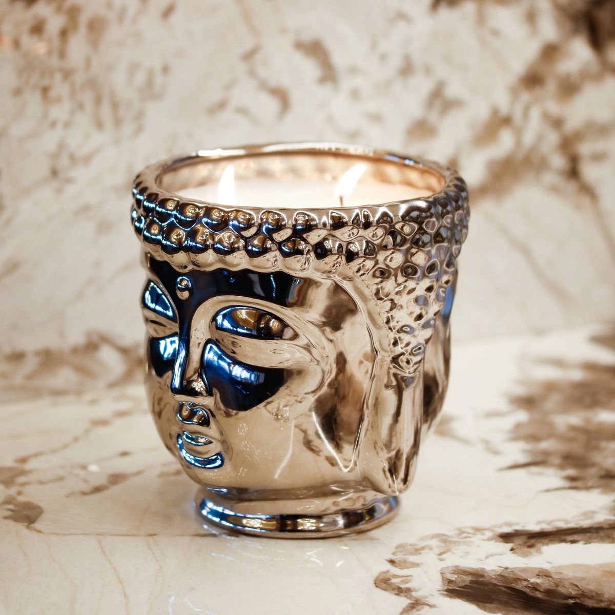 Candele: Silver Buddha Kerze – Nuovo e nell'imballaggio originale da Kaltbrunn venduto da vw-zio 1