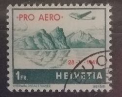 3353B) F35Ab1, Abart verschobener Aufdruck ⊙ Kt. 250.-