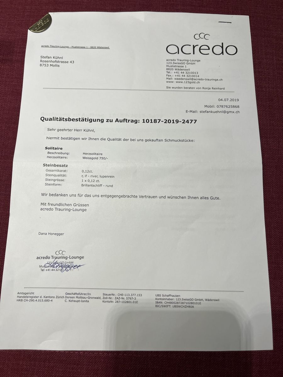 Anelli: Wunderschöner Damenring zu verkaufen – Nuovo (secondo la descrizione) da Mollis venduto da MOL_SK3006 2