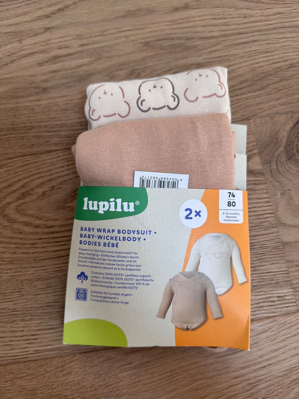 Lupilu Biancheria intima: Wickelbodys 74/80 neu – Nuovo e nell'imballaggio originale da Walenstadt venduto da simst