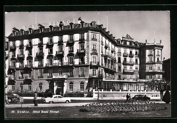 Ansichtskarten: AK Genève, Hotel Beau Rivage – Gebraucht aus Berlin von bartko-reher