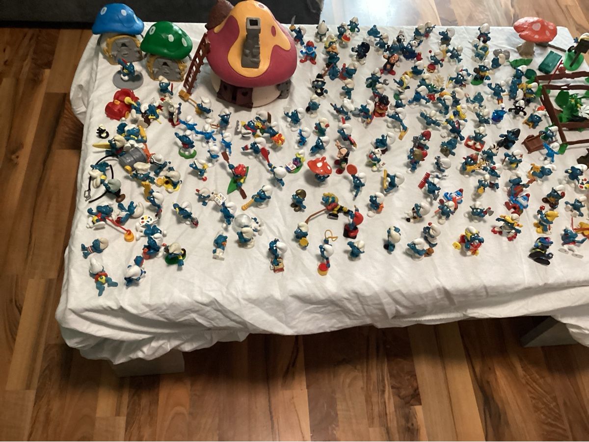 Schleich Statuette: 160 SCHLÜMPFE MIT ZUBEHÖR – Usato da Münchenstein venduto da NoSu98