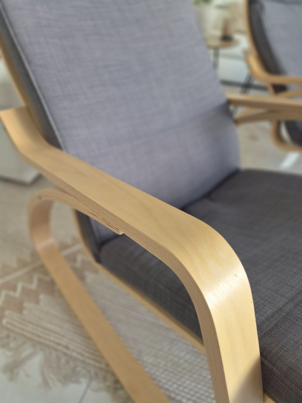 Ikea Sessel: 2x IKEA Poäng Armchairs with Footstool – Gebraucht aus Thalwil von sta_x7zz 4