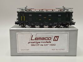 Lemaco N-014/1 SBB Ae 3/6 III OVP  Vitrinenmodell (PWL)