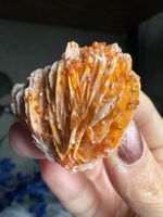 Vanadinit auf Baryt