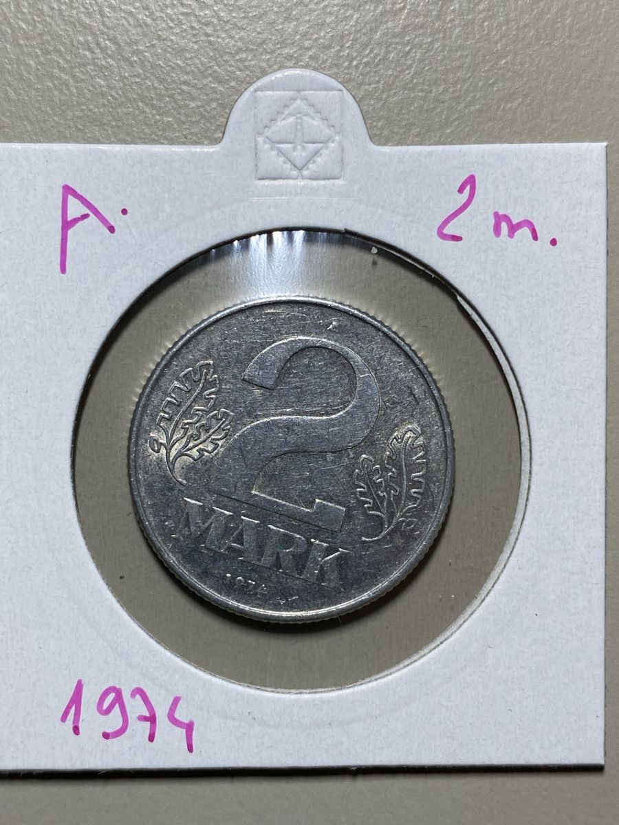 Tutti le monete: Allemagne - 2 mark - 1974 – Usato da Payerne venduto da Mike1682