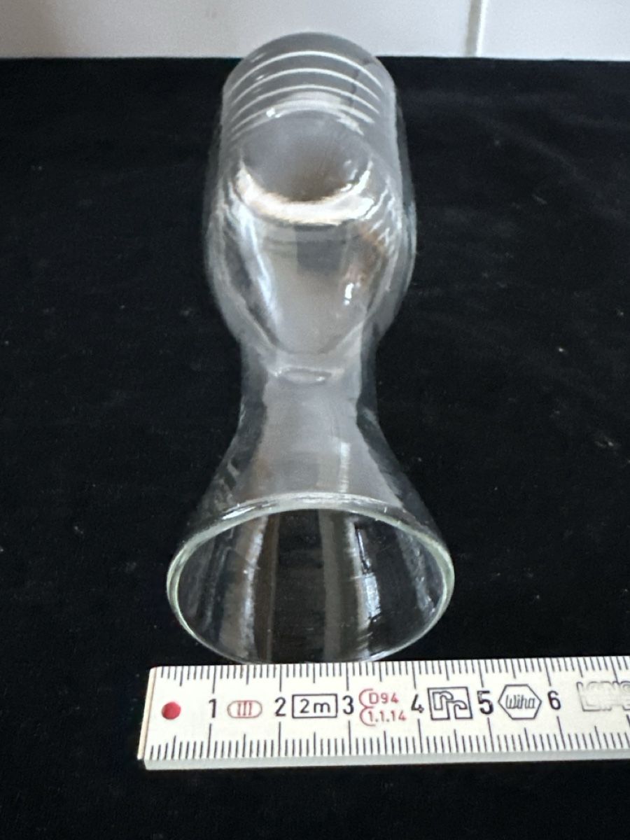 Caraffe: Glaskaraffe mit geeicht mit Gravur Nw3 2 dl. 16 – Usato da Zürich venduto da Chaeffeler 2