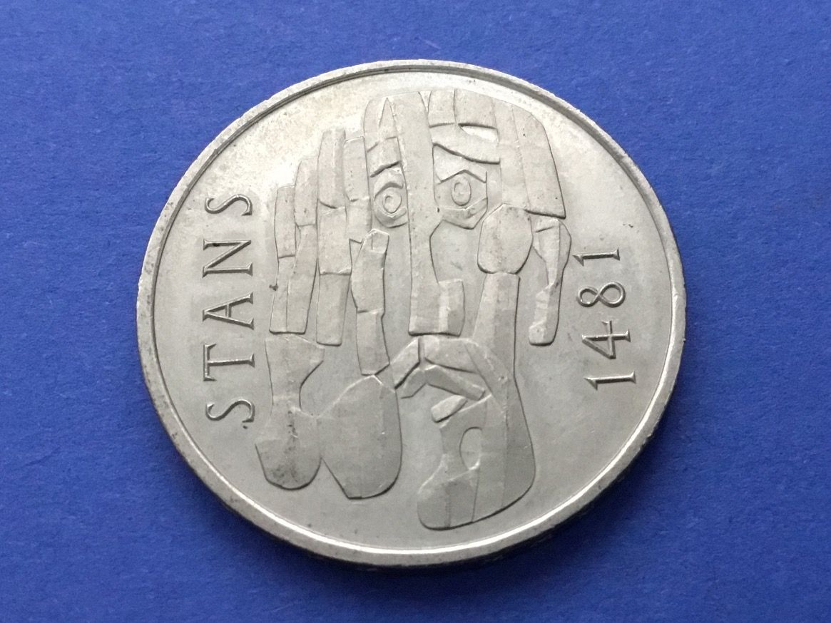 Tutti le monete: ** 5 Franken Stans 1981 – Usato da St. Margrethen SG venduto da alfapeugeot10 3