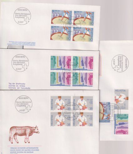 Alle Briefmarken: FDC-Serie 1987, Werbemarken 2 – Neu (gemäss Beschreibung) aus Koblenz von Boerse6