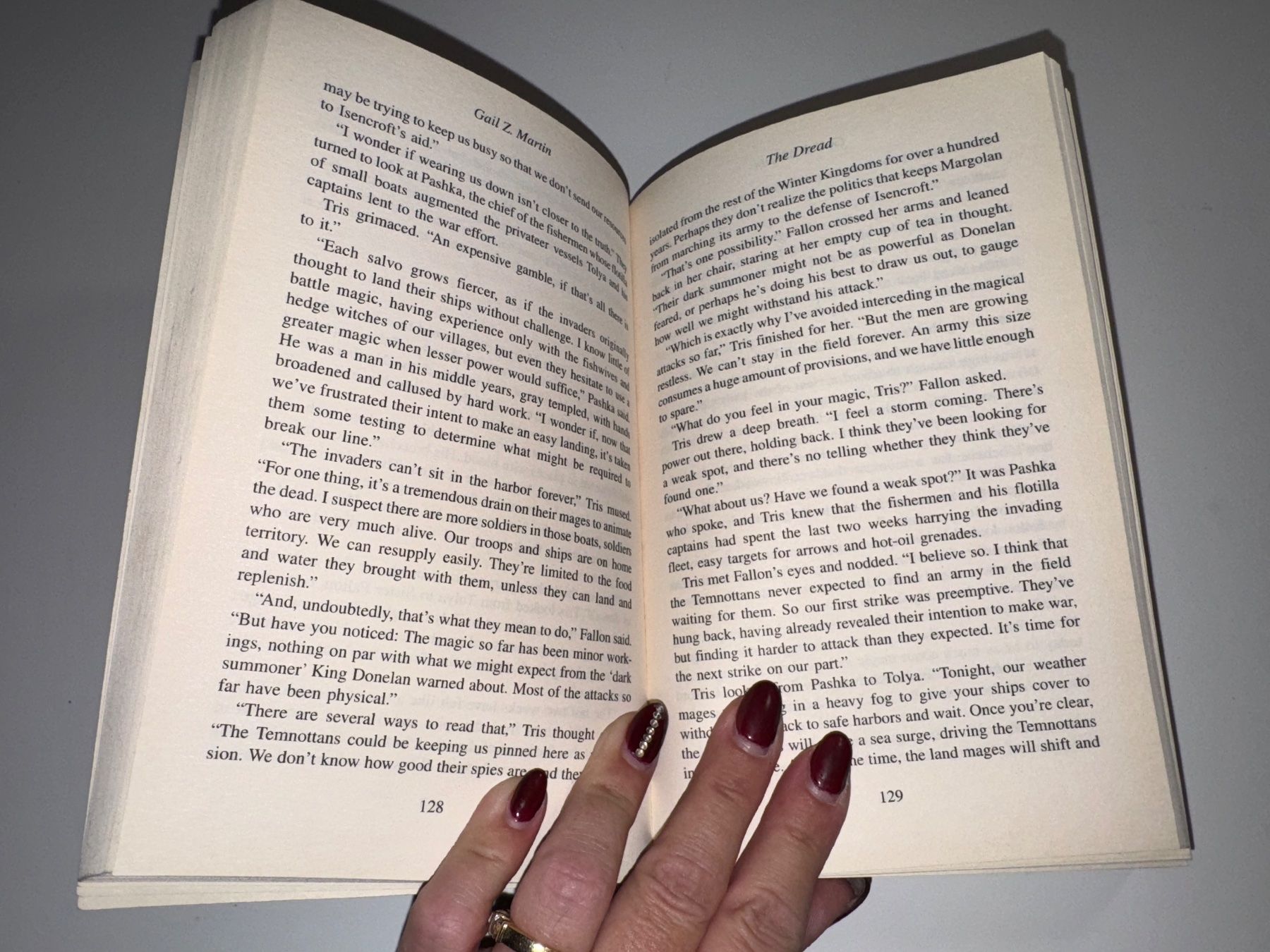 Libri: NOVEL: Gail Z. Martin, The dread – Usato da Grosswangen venduto da English_books 4