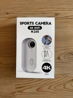 4K Mini-Actioncam mit WiFi, Magnet und Clip  nie benutzt