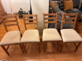 4 Lerhamn Stühle gebraucht