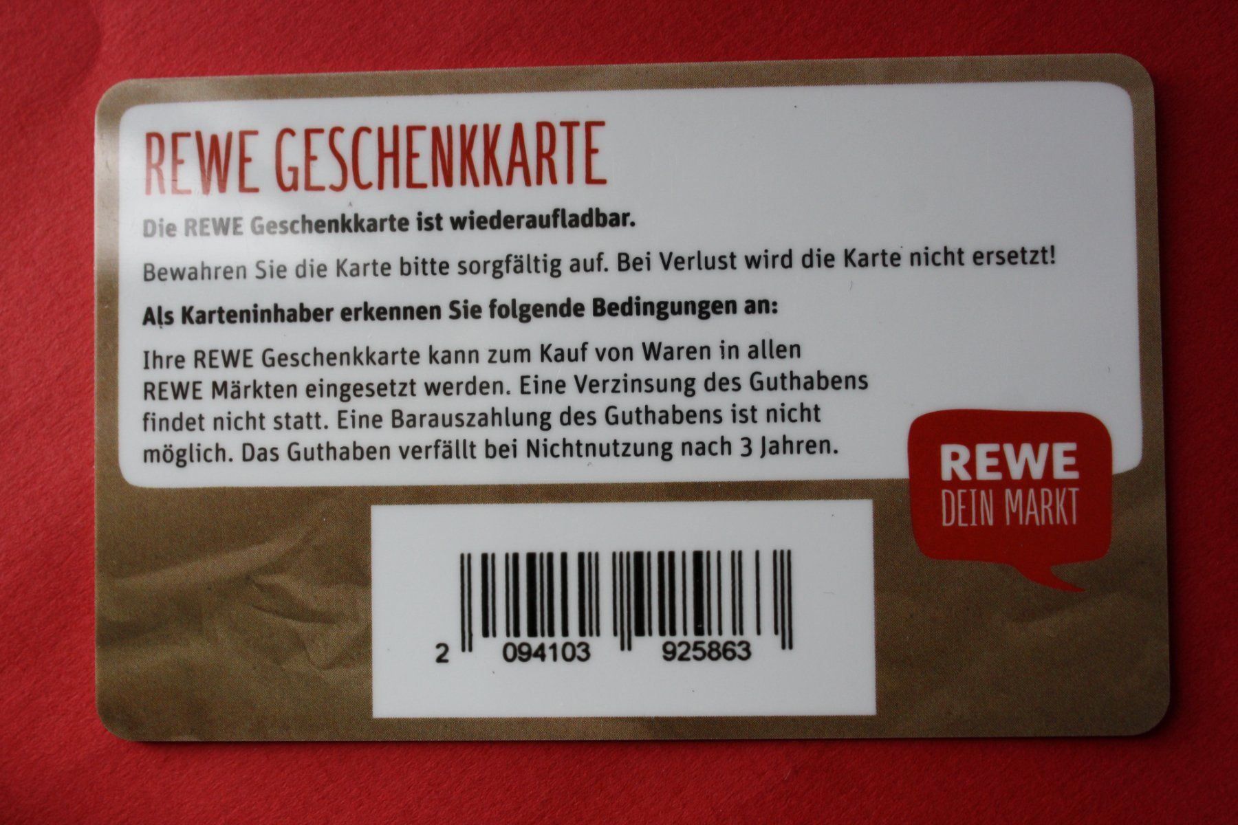 Karten: geschenkkarte – Gebraucht aus Laupen BE von Gufi57 1