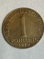Pièce de 1 Schilling Autriche 1972, état d'occasion