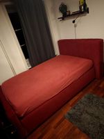 Boxspringbett Rot 120cm