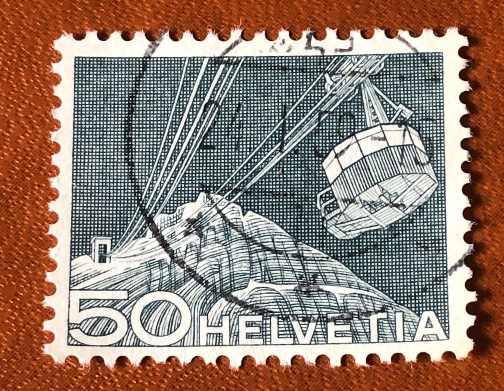 Tutti i francobolli: Nr.306 mit Stempel Technik und Landschaft    – Usato da Aarau venduto da Billa007