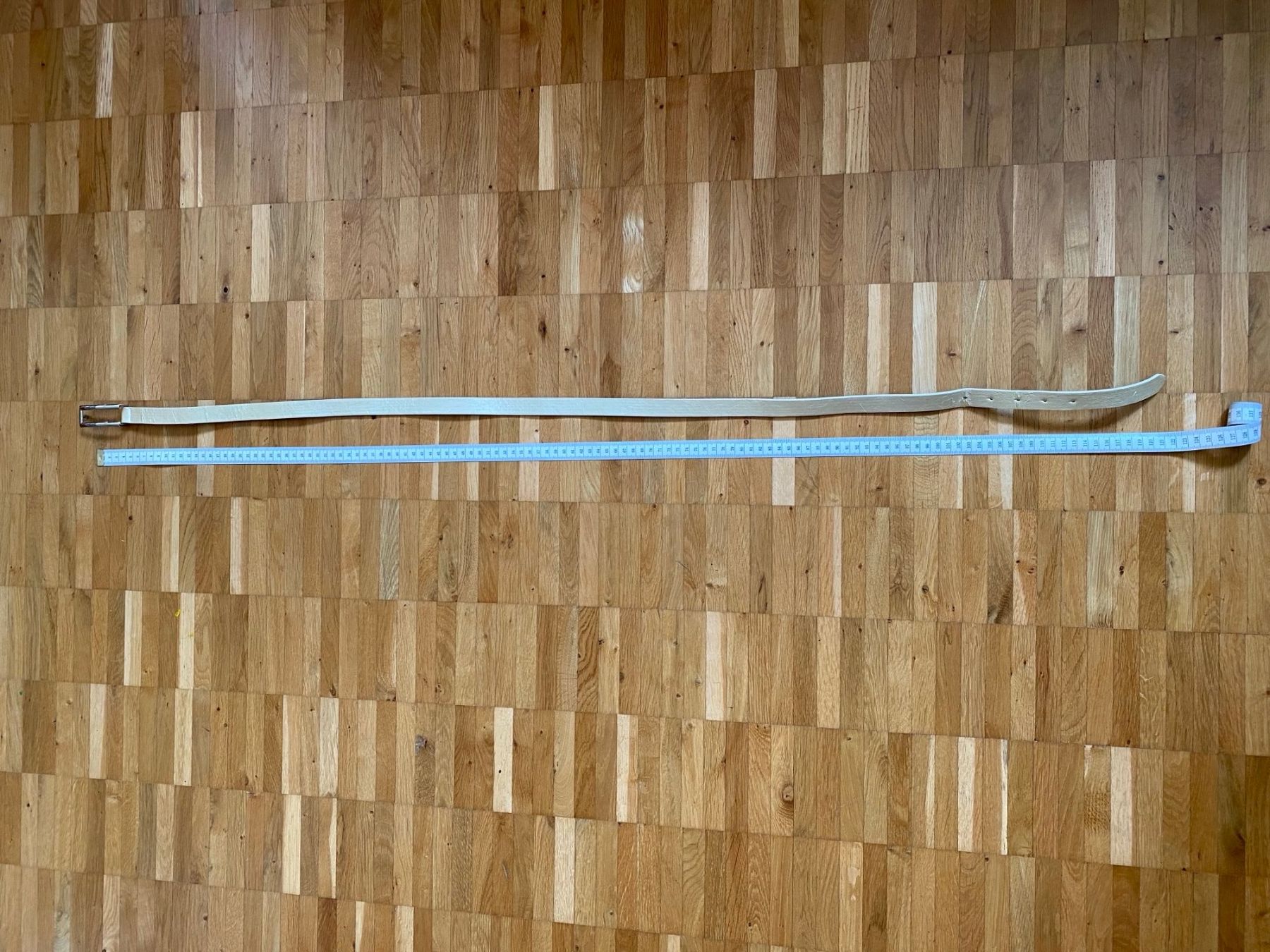 Gürtel: Gürtel Damen helles gold, Länge 110cm, Breite 2 cm – Gebraucht aus Kastanienbaum von Muenchnerkindl1 2