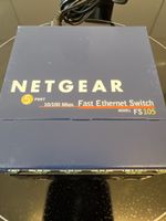 Netgear ProSafe 5 Port Switch FS105 v2, Top Zustand!