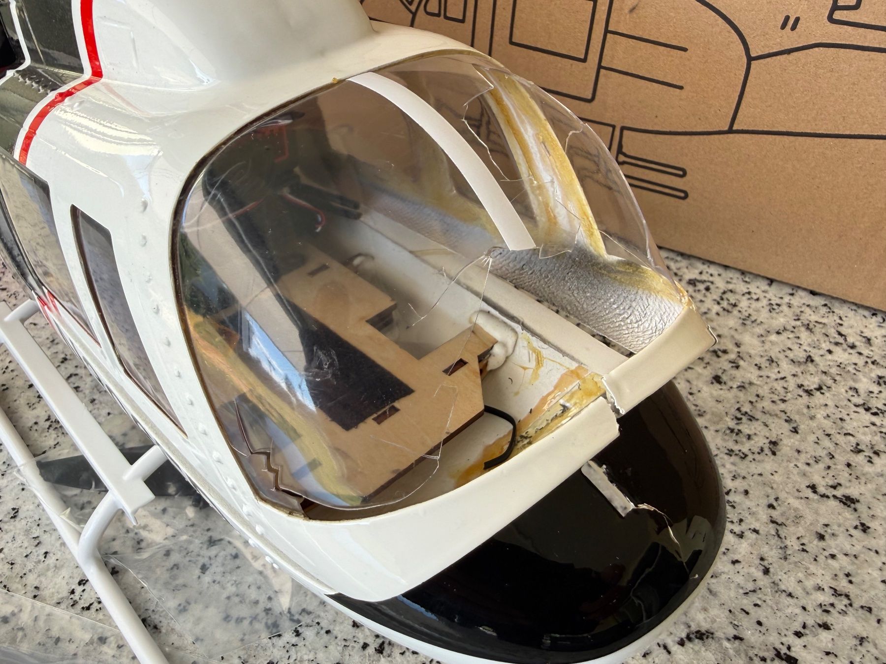 RC Modellbau: Modellhelikopter, Modellheli, Bell -206 – Gebraucht aus Hildisrieden von Flyer62 2